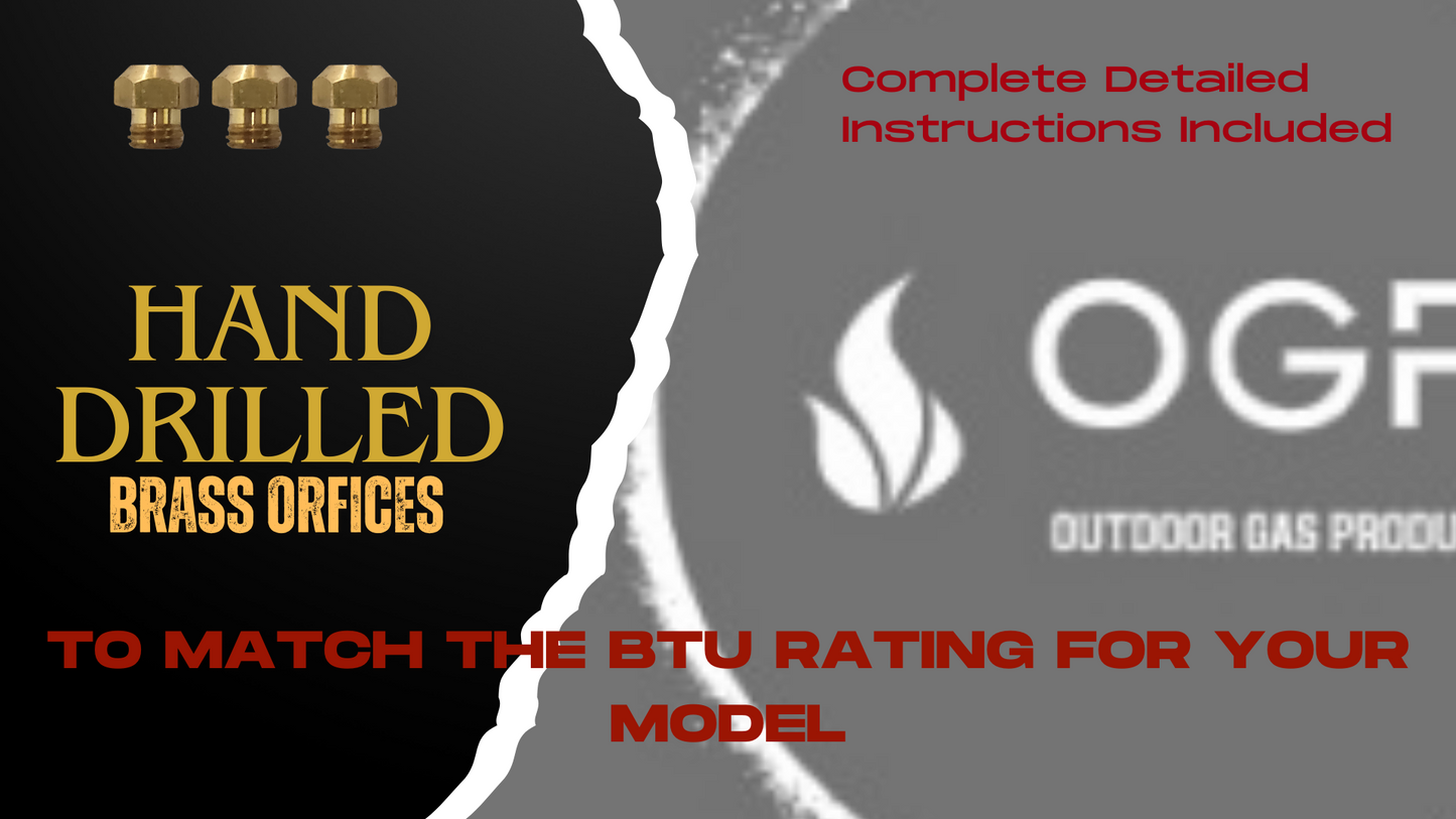 Weber Genesis 310 (For Front Control Models) Conversion Kit from LP to NG - Includes Predrilled Orifices - Detailed Instructions - 10' NG Hose - Natural Gas Regulator