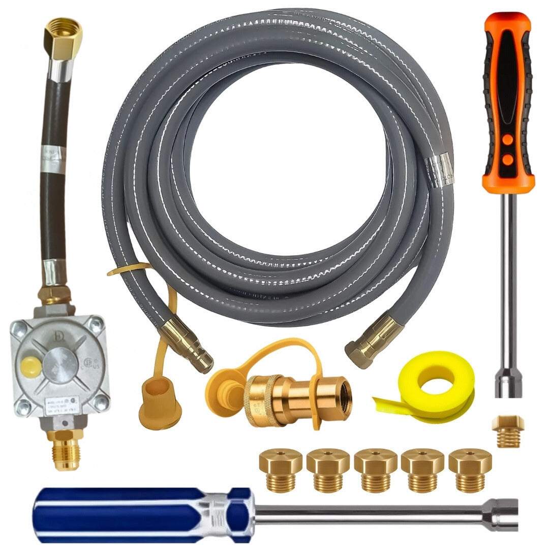 Weber Genesis II 435 Conversion Kit from LP to NG Includes Predrille Outdoor Gas Products