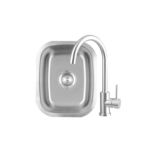 Summerset 19" Undermount Sink & 360º Hot/Cold Faucet