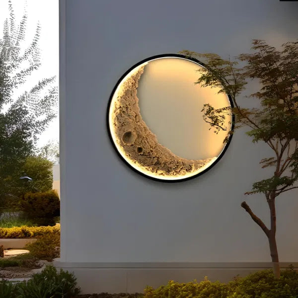 3D Moon Wall Lamp