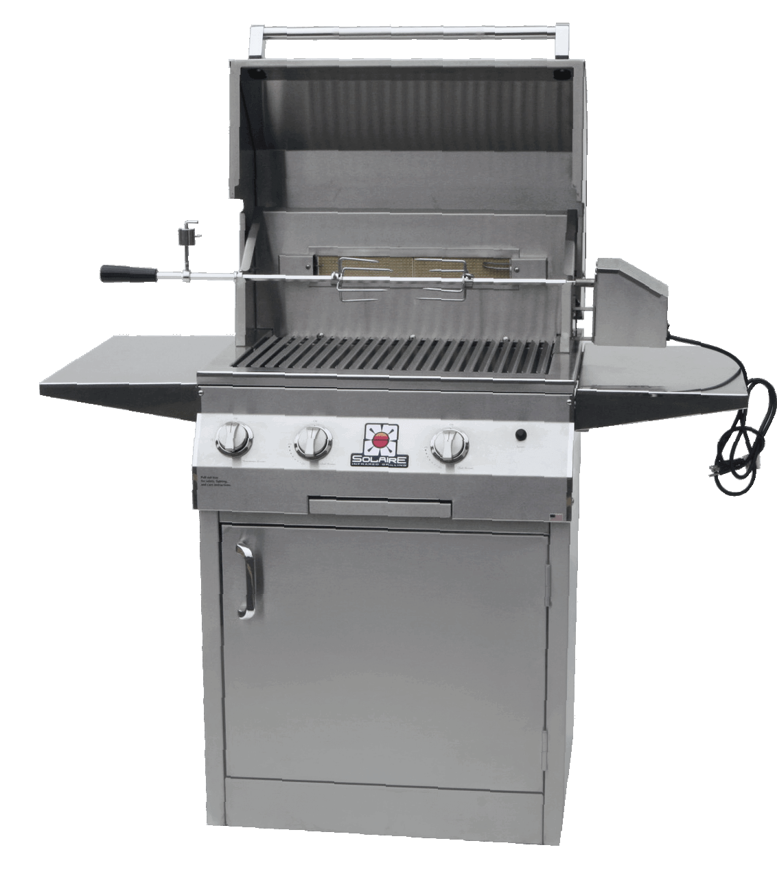 27″XL Solaire® Free Standing Infrared Grill WITH IR Rotisserie Burner/Kit