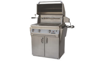 30″ Solaire® Free Standing Infrared Grill WITH IR Rotisserie Burner/Kit