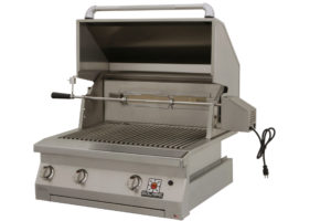 30″ Solaire® Built-In Infrared Grill With Infared Rotisserie Burner/Kit