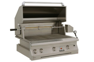 36″ Solaire® Built-In Infrared Grill with Infared Rotisserie Burner/Kit