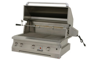 36″ Solaire® Built-In Infrared Grill with Infared Rotisserie Burner/Kit