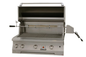 36″ Solaire® Built-In Infrared Grill with Infared Rotisserie Burner/Kit