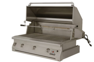 42″ Solaire® Built-In Infrared Grill with Infared Rotisserie Burner/Kit