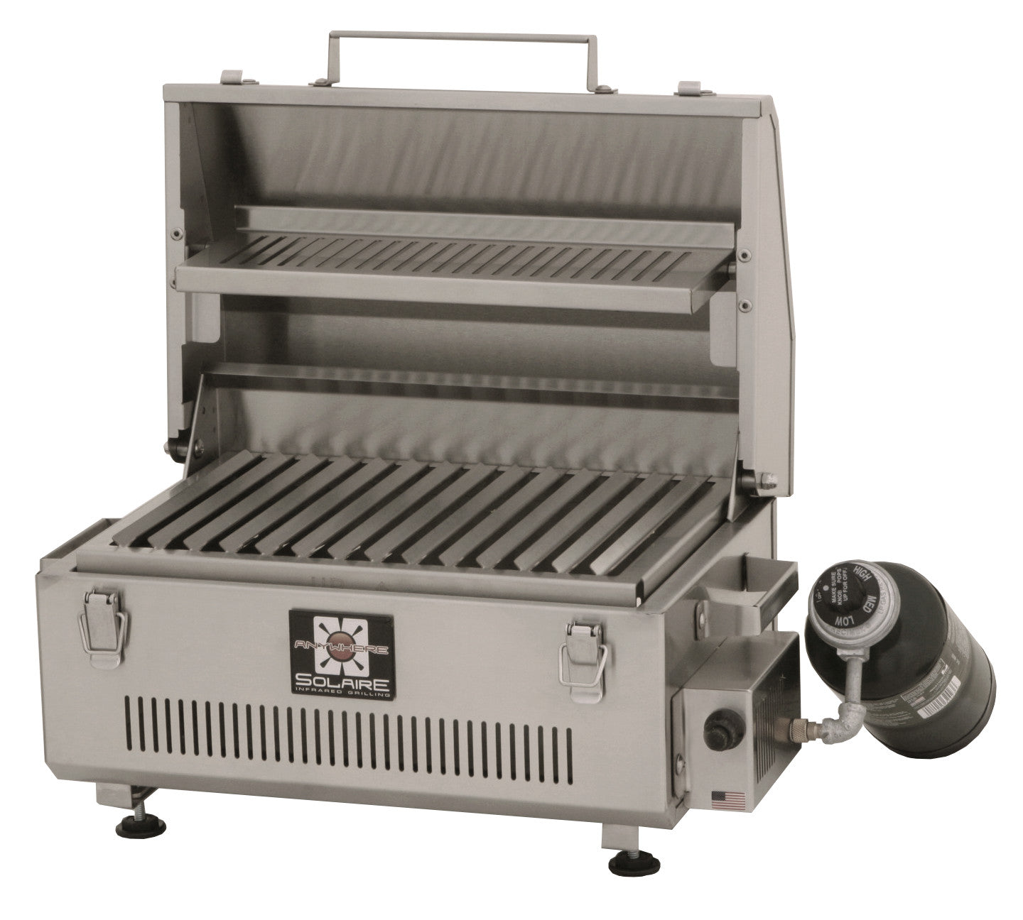 Solaire Anywhere Grill with Warming Rack (includes carrying bag)