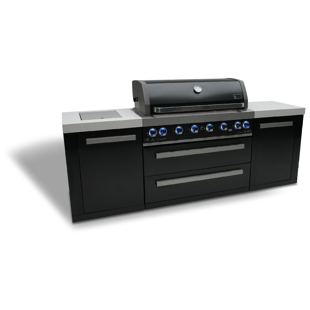 MONT ALPI 805 BLACK STAINLESS STEEL ISLAND - MAi805-BSS