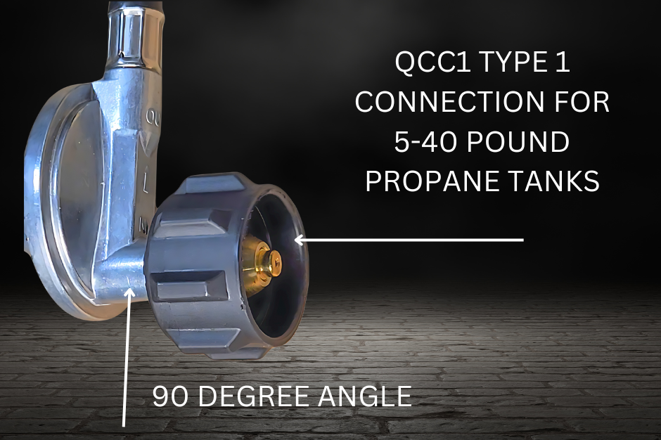 Premium Propane Regulator & 5 Foot Hose Assembly Replacement for Weber Gas Grills - QCC1 Connection - 3/8" Female Flare - Compatible With Most Nexgrill, Char-Broil, Blackstone 28/36 Griddles - 11" WC