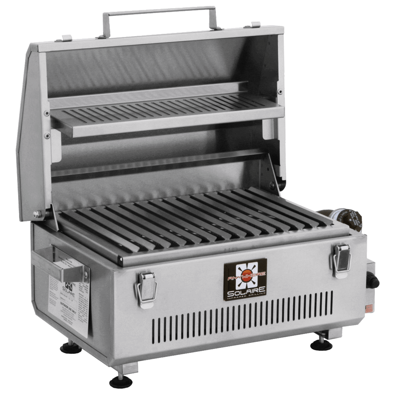 Solaire Anywhere Grill with Warming Rack (includes carrying bag)