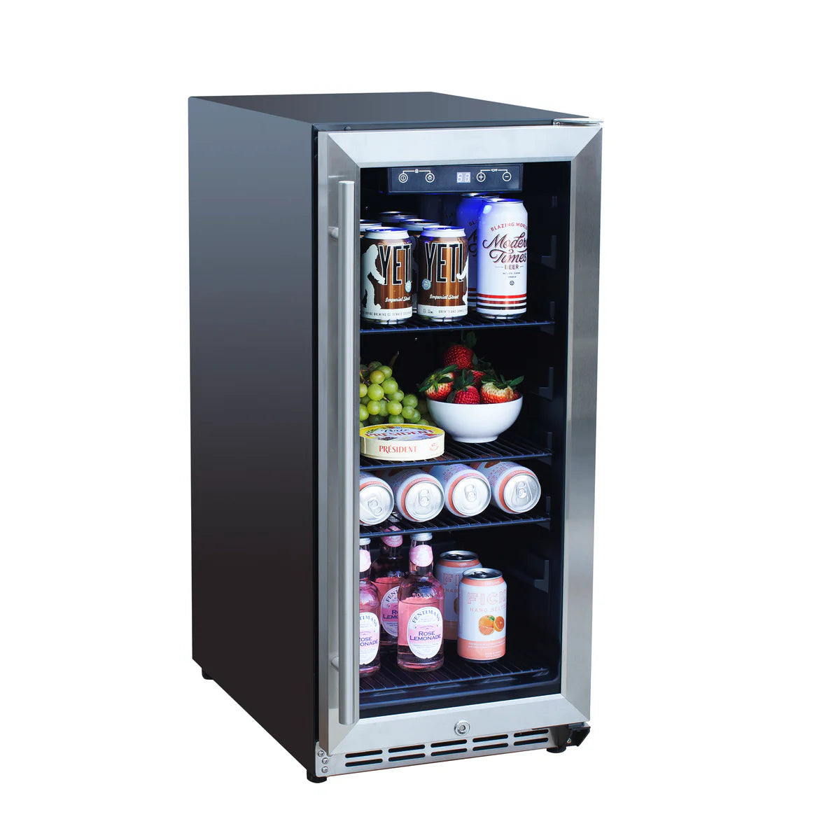 15" 3.2C Outdoor Rated Fridge with Glass Door