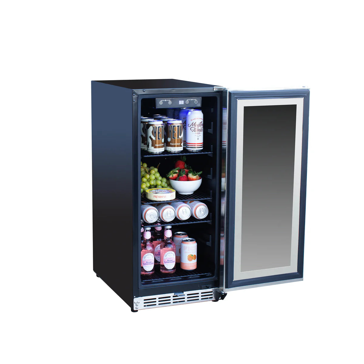 15" 3.2C Outdoor Rated Fridge with Glass Door