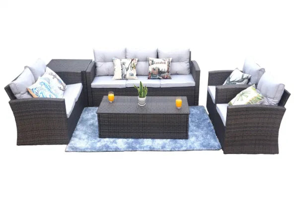 6 Piece Outdoor & Garden Patio Sofa Set by Direct Wicker