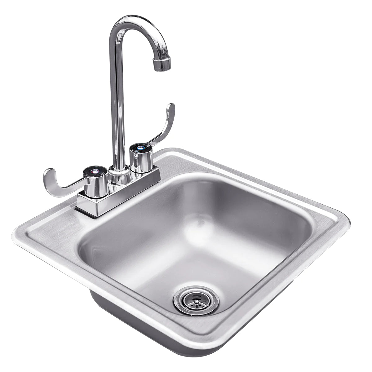 Summerset 15" Drop-in Sink & Hot/Cold Faucet