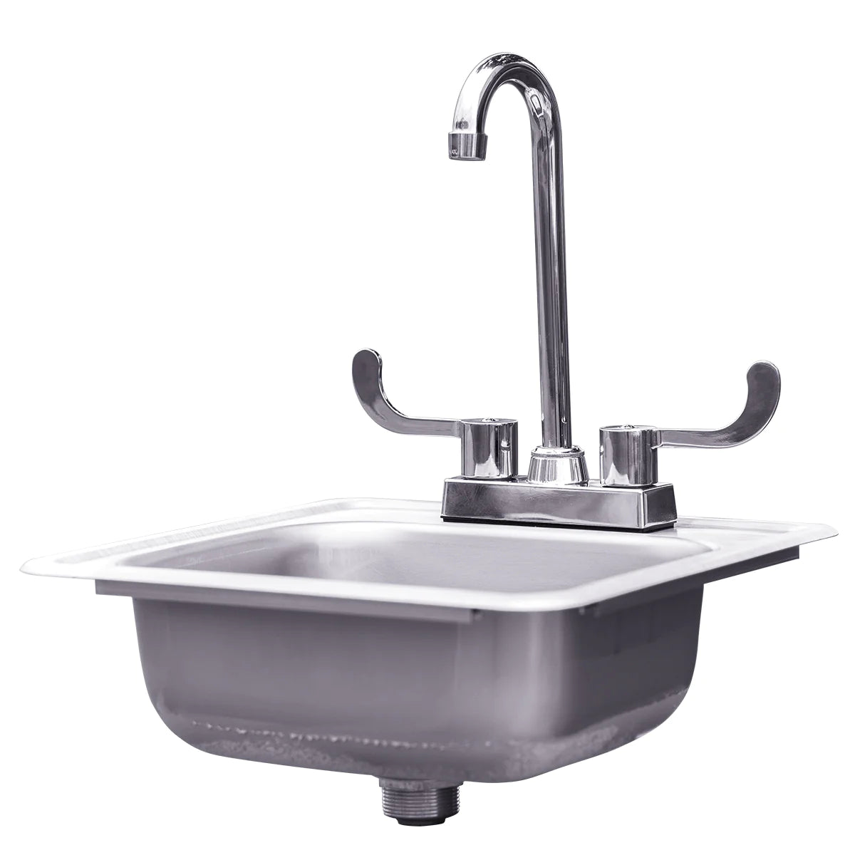 Summerset 15" Drop-in Sink & Hot/Cold Faucet