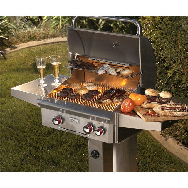 American Outdoor Grill AOG 24" 2 Burner Gas Grill On Pedestal